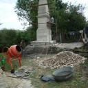 Remont pomnika w Hodowie