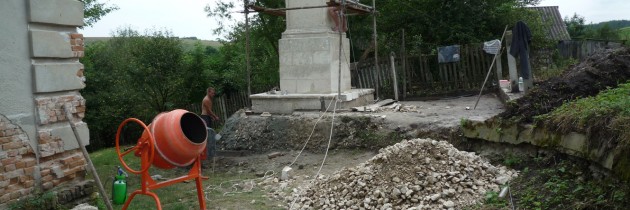 Remont pomnika w Hodowie