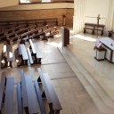 Nowe ławy kościelne dla parafii w Grzegorzewie na Litwie